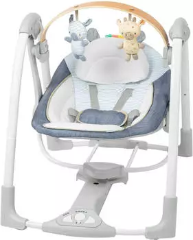 Ingenuity Swing 'n Go Babyschaukel & Babywippe, Blau (IN-16925)