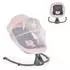Cangaroo Zara elektrische Babywippe mit Musik, Timer, Moskitonetz, rosa