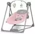 Lionelo Otto Baby-Schaukel mit interaktivem Spielzeugbogen, rosa, bis 9kg (LO-OTTO PINK BABY)