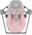 Lionelo Otto Baby-Schaukel mit interaktivem Spielzeugbogen, rosa, bis 9kg (LO-OTTO PINK BABY)