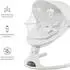Kinderkraft Tulsy 2-in-1 elektrische Babywippe, Bluetooth, beige (TULSY)