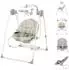 Lorelli Tango elektrische Babywippe 2-in-1, Fernbedienung, MP3, Timer, Mobile