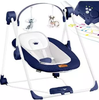 Kidiz Babywippe mit Spielbogen, 5 Geschwindigkeiten, faltbar
