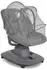 Cangaroo Hera Babywippe elektrisch, Moskitonetz, 360-Grad-Drehung, dunkelgrau
