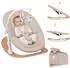 Lionelo Celia Rocker Babywippe 0-9kg, 5-Punkt-Gurt, Buchenholz (Celia Rocker)