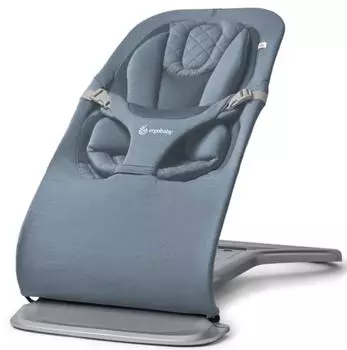 ergobaby Evolve Bouncer Babywippe f&uuml;r Neugeborene, oxford blue