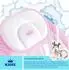 Kidiz Babywippe mit Spielbogen, 5 Geschwindigkeitsstufen, faltbar, rosa