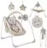 Momi LISS Babywippe beige, faltbar, 6 Melodien (BULE00047)
