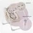 Momi LISS Babywippe beige, faltbar, 6 Melodien (BULE00047)