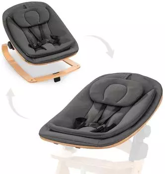 Hauck Bouncer Eco Babywippe, für Alpha und Beta, grau