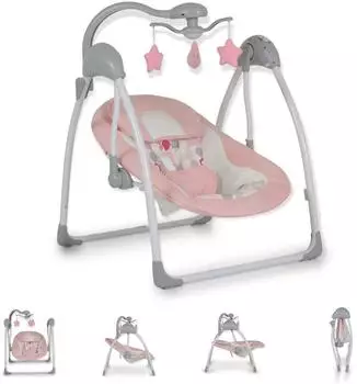 Moni Jessica Babywippe elektrisch, Spielbogen, Musikfunktion (109607)