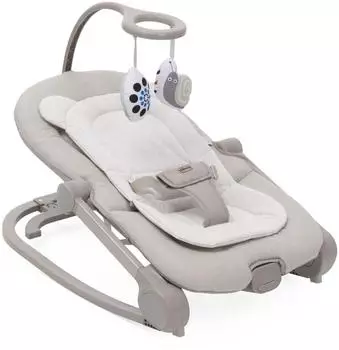Chicco Mia Babywippe und Kinderstuhl, Vibration, 8 Melodien, bis 18kg, Fossil (5087220190000)