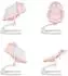 Chipolino E-Sway Babywippe mit Bluetooth, Fernbedienung, rosa