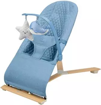 Kinderkraft MIMI Babyliege Nordic Breeze, faltbar, 3-stufige R&uuml;ckenlehne