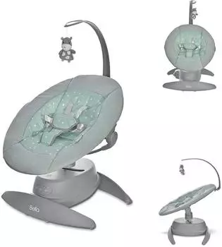 Lorelli Bella Babywippe 360&deg;-Drehung, Spielbogen, gr&uuml;n