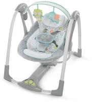 ingenuity Babyschaukel "Swingn Go, Hugs & Hoots" bis 9 kg tragbar