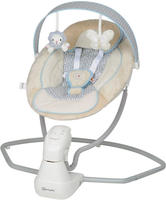 BabyGo Babywippe "Cuddly, beige" bis 9 kg elektrisch, mit Sound