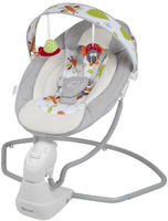 BabyGo Babywippe "Cuddly, grey" bis 9 kg elektrisch, mit Sound