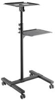 LogiLink Projektor-/Laptopwagen Stahl schwarz h&ouml;henverstellbar (BP0069)