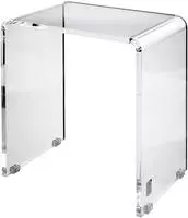 Joop! Badhocker, Klar, Metall, Kunststoff, 42x47x30 cm, freistehend, ohne...