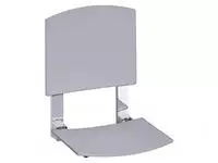 Keuco 14980010038 Plan Klappsitz Wandmontage lichtgrau verchromt