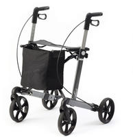 RUSSKA Rollator Vital Classic - Grau, 62 cm, Aluminium, Erwachsener, Klassisch