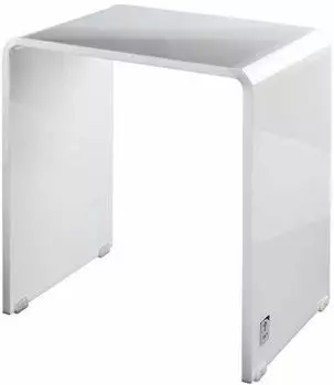 Joop! Lifestyle Duschhocker 42 x 47 x 30 cm wei&szlig;