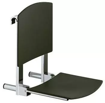 KEUCO Plan - Klappsitz Care 34981 (verchromt / schwarzgrau)