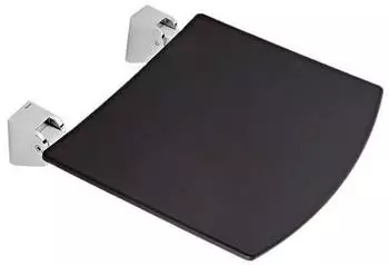 KEUCO Plan - Klappsitz 14980 (verchromt / schwarzgrau)