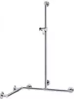 Keuco Plan Care Duschhandlauf mit Brausestange, Accessoires, 34915179611, aluminium