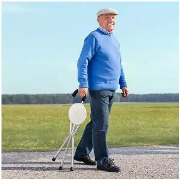 Rehaforum Gehstock mit Sitzfl&auml;che