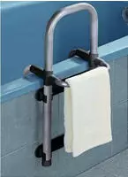 WENKO Badewannen-Einstiegshilfe Mod. Secura Silber verstellbar 81101500
