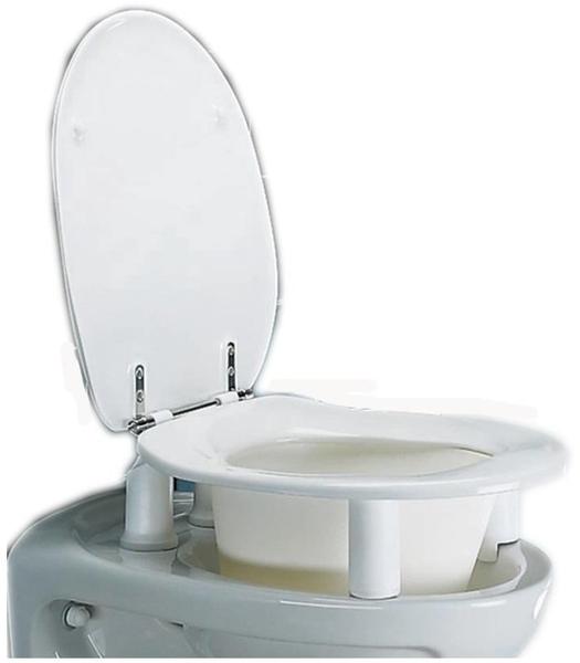 Nottingham Rehab Supplies (NRS) Dania Toilettensitzerhöhung mit Deckel 10 cm