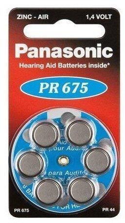 Panasonic PR 675 1,4V, 6 Stück