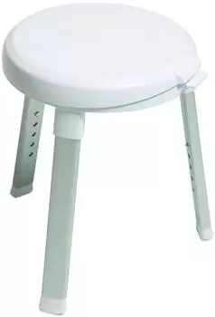 Weinberger Dusch- und Badhocker drehbar wei&szlig; (48624)