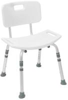 Drive Medical Duschstuhl Duro KD mit R&uuml;ckenlehne wei&szlig; 1 St