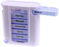 Marvita Med 7 Tage Pillenbox Turm mit Tageseinteilung 1 St