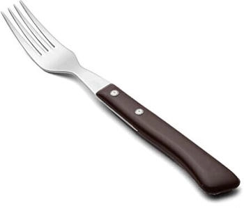 Arcos Steakgabel Edelstahl 18/10 und 200 mm Handgriff braun