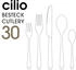 Cilio Besteckgarnitur ROMA 30-teilig, Edelstahl (125405)