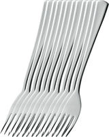 Esmeyer Men&uuml;gabel Stockholm 204-047, 18 cm, Edelstahl 18/10, silber poliert, 12