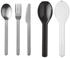 Mepal Ellipse Besteckset 3-teilig Nordic Black (105760041100)