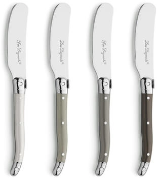 Lou Laguiole Tradition Buttermesser, 4-er Set Edelstahl