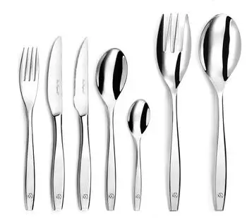 Lou Laguiole Figure Besteckset 62-teilig, Edelstahl 18/0, Spiegelfinish (251900M000G62)