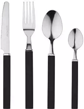 Renberg Funny Black Besteckset Edelstahl schwarz 24-tlg. (Q3704)
