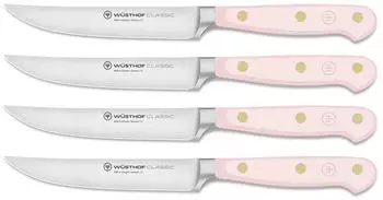 W&uuml;sthof Classic Colour Steakmesser 4-er Set, Pink Himalayan Salt Pink Himalayan Salt
