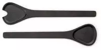Continenta Salatbesteck 31,5 cm Duracore schwarz