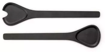 Continenta Salatbesteck 31,5 cm Duracore schwarz