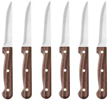Hendi Profi Line Steakmesser 210mm Braun, 6 Stück (783085)