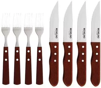 Michelino Jumbo Steakbesteck-Set 8-tlg. f&uuml;r 4 Personen