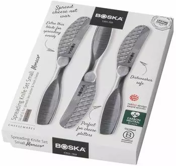 Boska Monaco+ Streichmesserset Small 3-tlg. Edelstahl (307109)